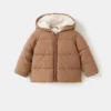 Manteau matelassé effet fourrure