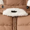 Manteau matelassé effet fourrure