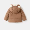 Manteau matelassé effet fourrure