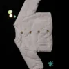 Manteau matelassé en velours côtelé