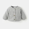 Manteau matelassé en velours côtelé