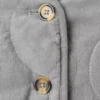 Manteau matelassé en velours côtelé