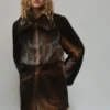 Manteau mi-long en fausse fourrure Manteau mi-long en fausse fourrure