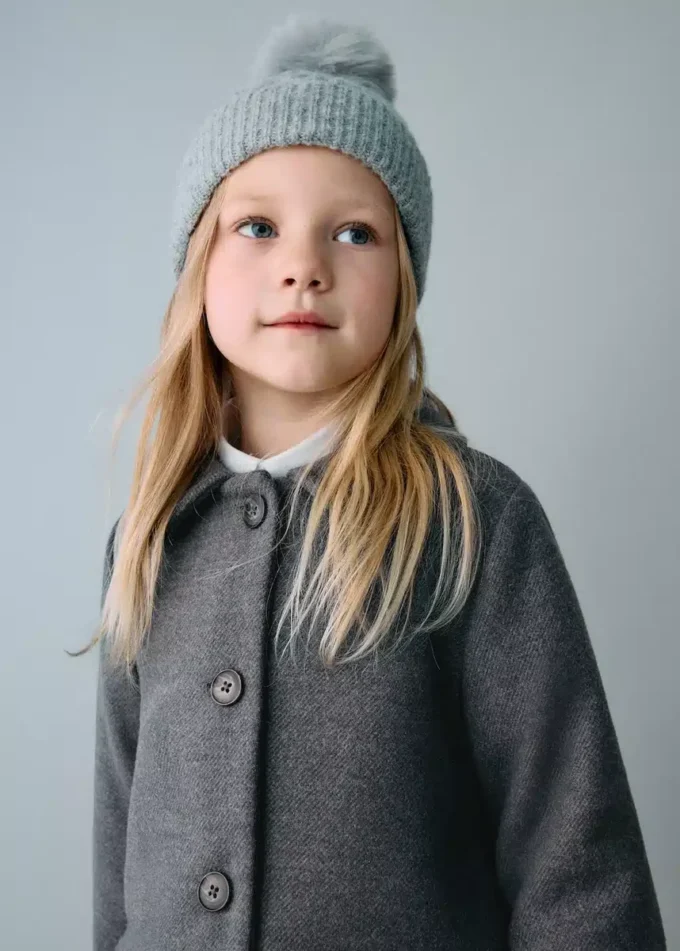 Manteau mi-long en tissu