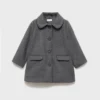 Manteau mi-long en tissu