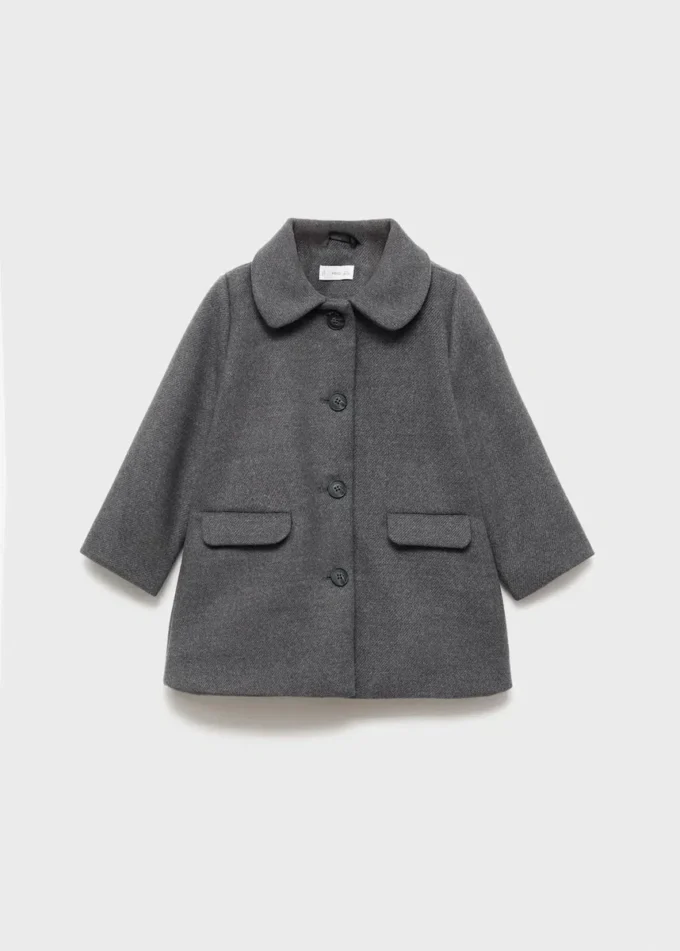 Manteau mi-long en tissu