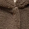 Manteau ours en peluche avec capuche et oreilles