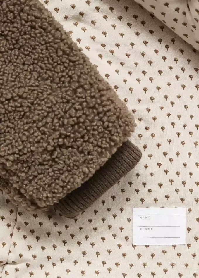 Manteau ours en peluche avec capuche et oreilles