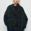 Manteau oversize à carreaux Manteau oversize à carreaux