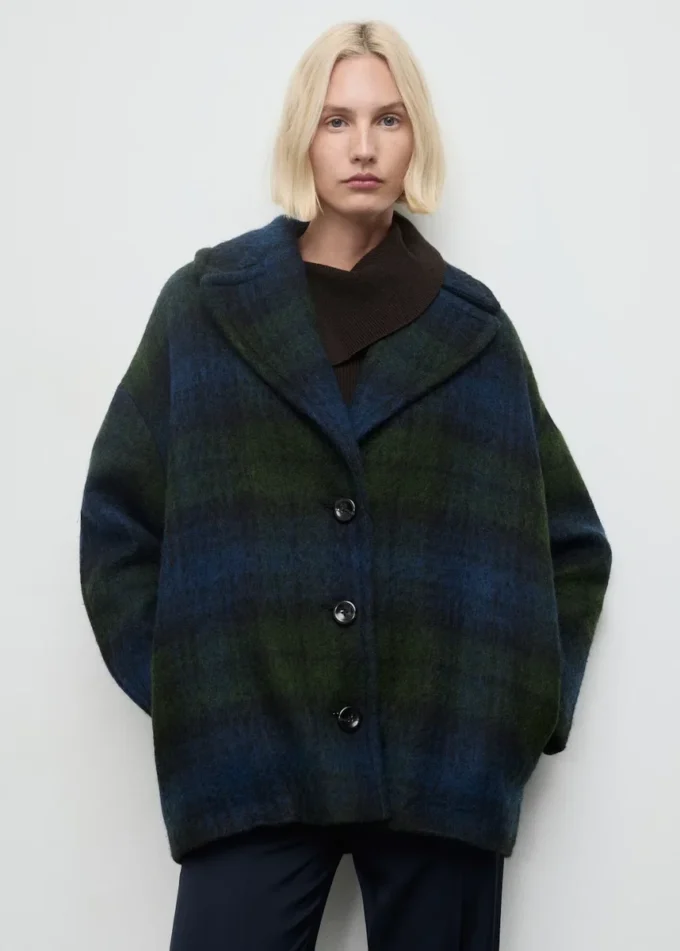 Manteau oversize à carreaux Manteau oversize à carreaux