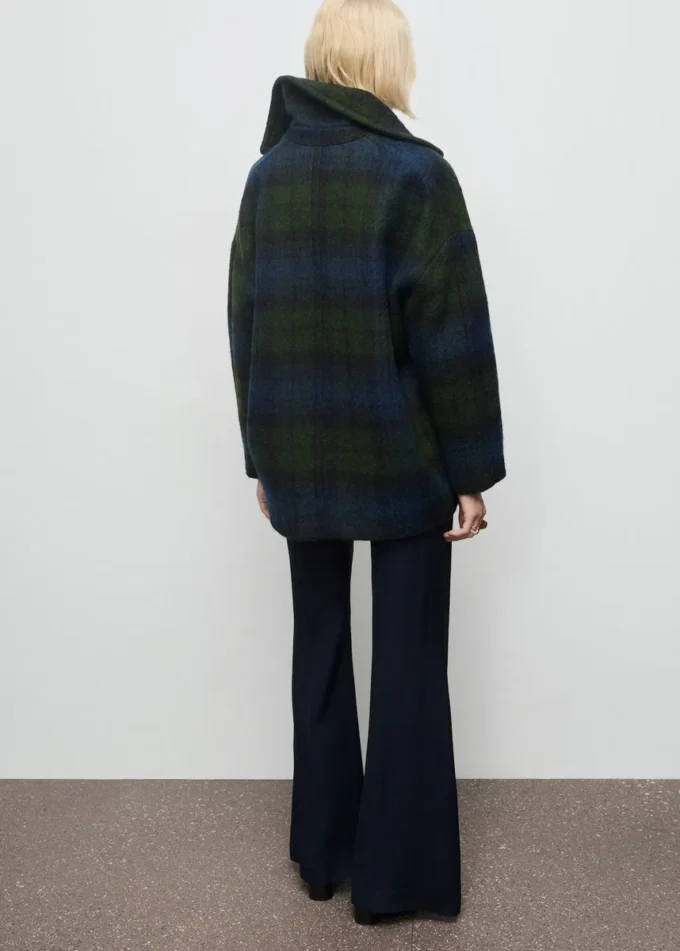 Manteau oversize à carreaux Manteau oversize à carreaux