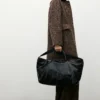 Manteau oversize en laine chinée Manteau oversize en laine chinée