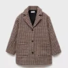 Manteau pied-de-poule