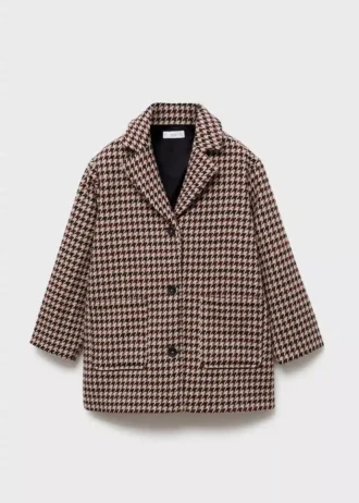 Manteau pied-de-poule