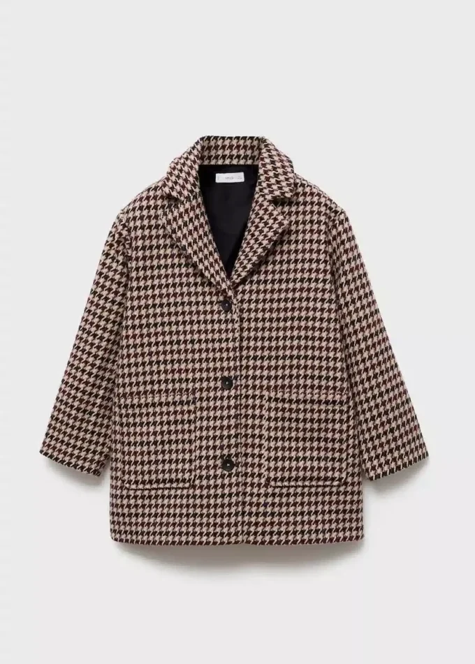 Manteau pied-de-poule