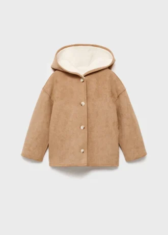 Manteau réversible double face en peluche