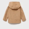 Manteau réversible double face en peluche