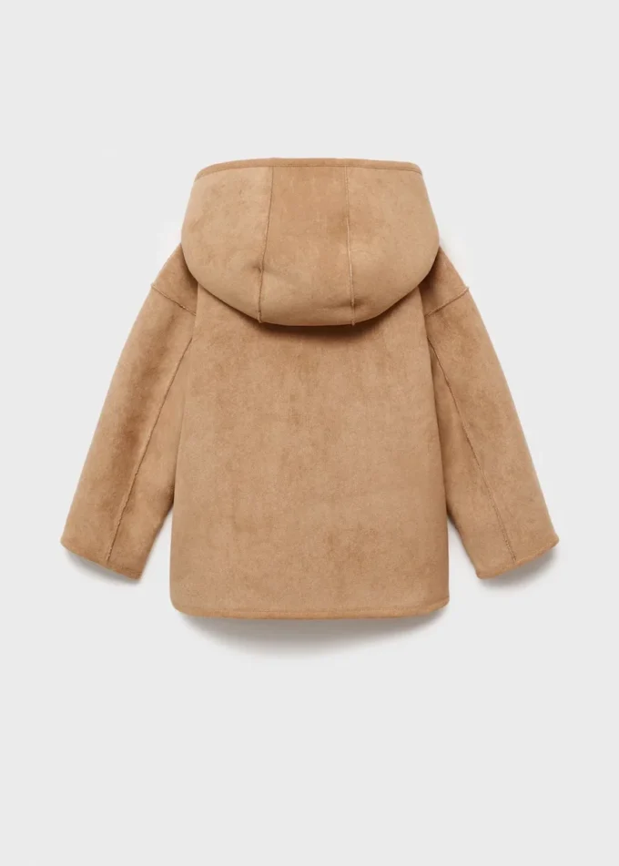 Manteau réversible double face en peluche