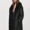 Manteau réversible en fourrure