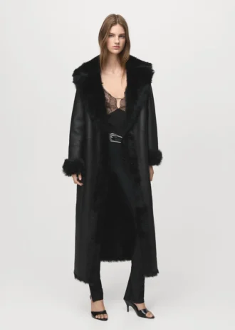 Manteau réversible en fourrure