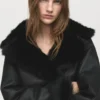 Manteau réversible en fourrure