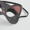 Masque chat pailleté