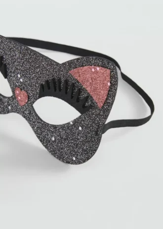 Masque chat pailleté