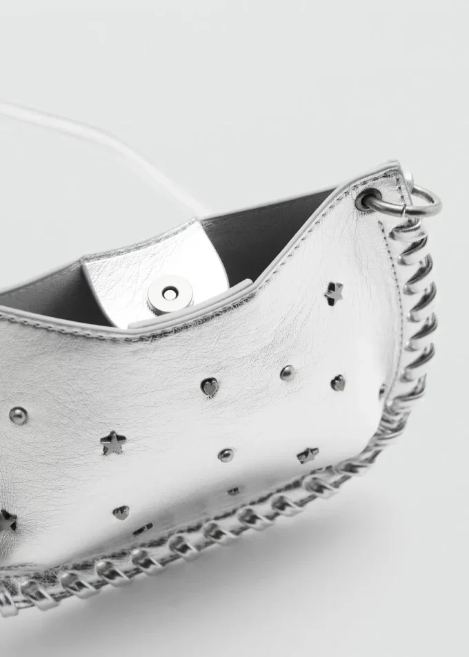 Mini-sac avec clous en forme d&rsquo;étoile
