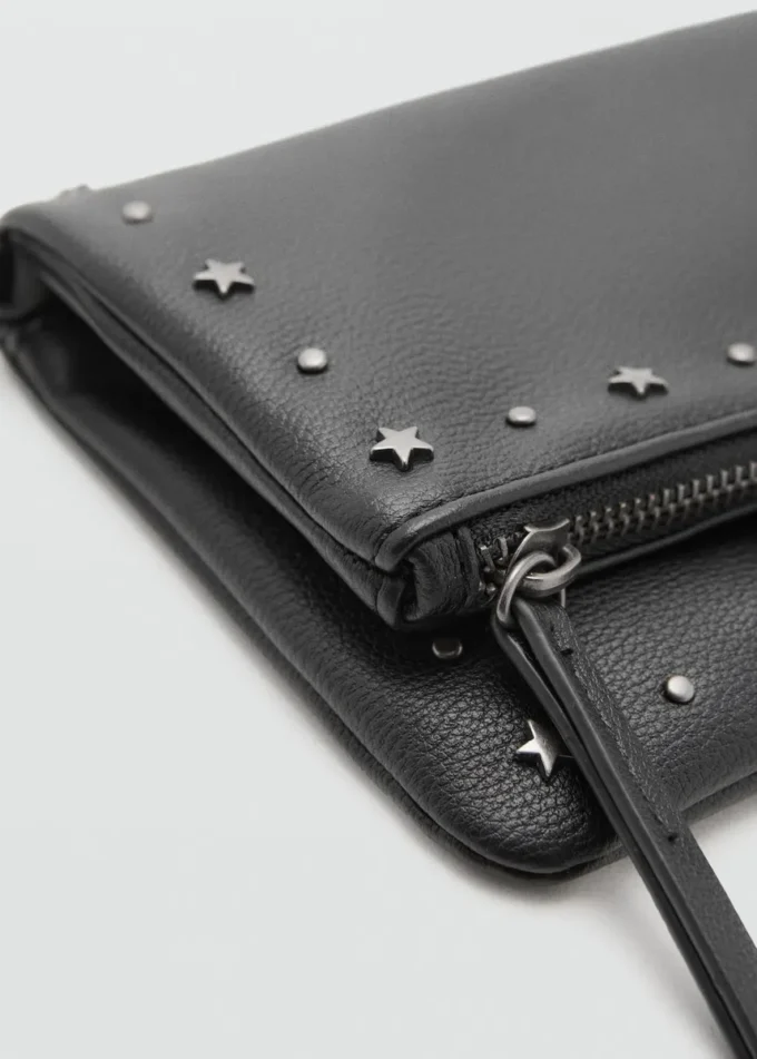 Mini-sac avec clous en forme d&rsquo;étoile