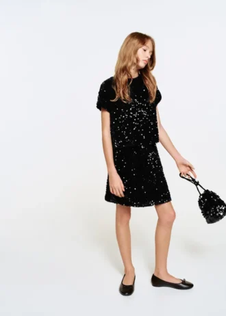 Mini sac à main à paillettes