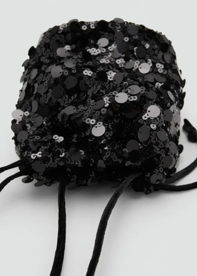 Mini sac à main à paillettes