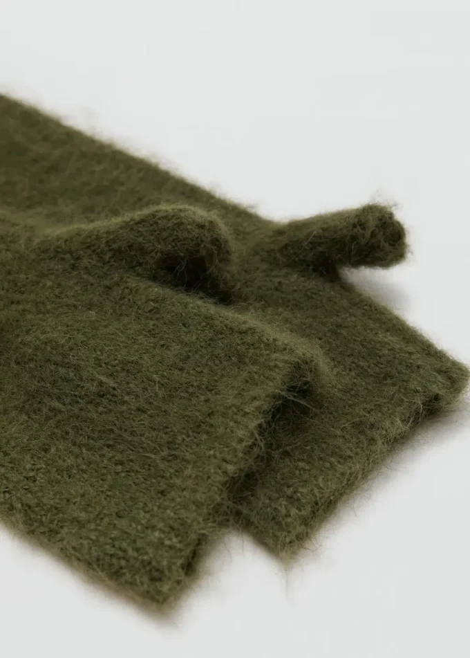 Mitaines longues en tricot Mitaines longues en tricot