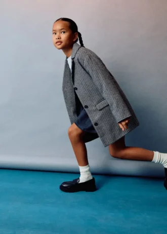 Manteau long en tissu