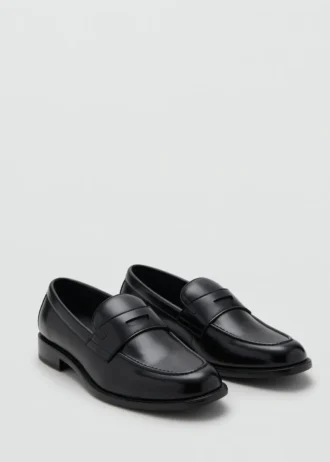 Mocassins effet cuir nappa