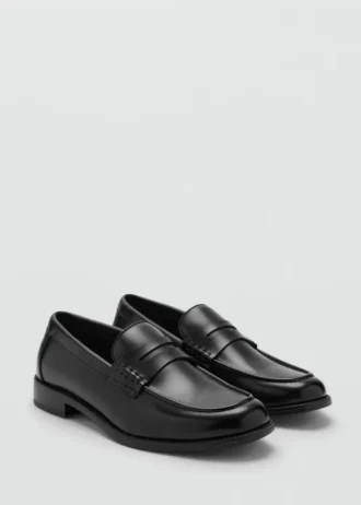 Mocassins effet cuir nappa