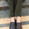 Mocassins en cuir