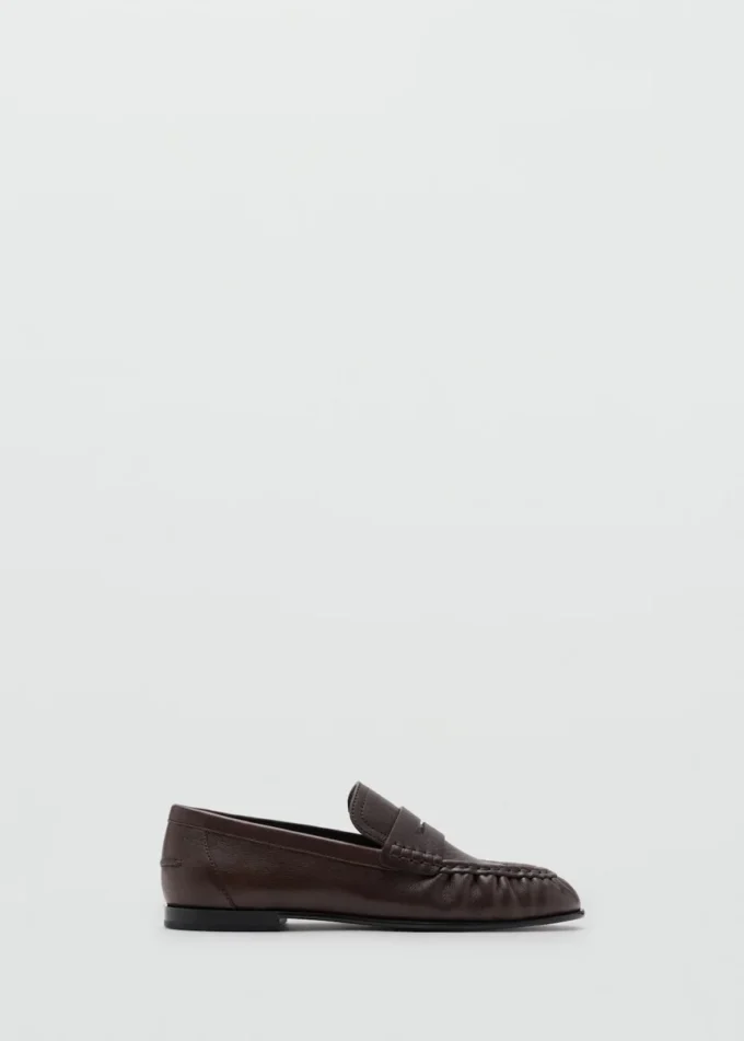 Mocassins en cuir
