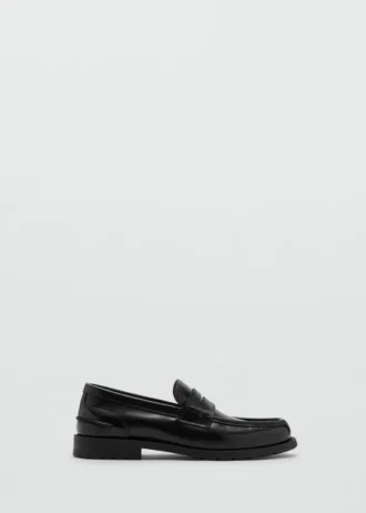 Mocassins en cuir