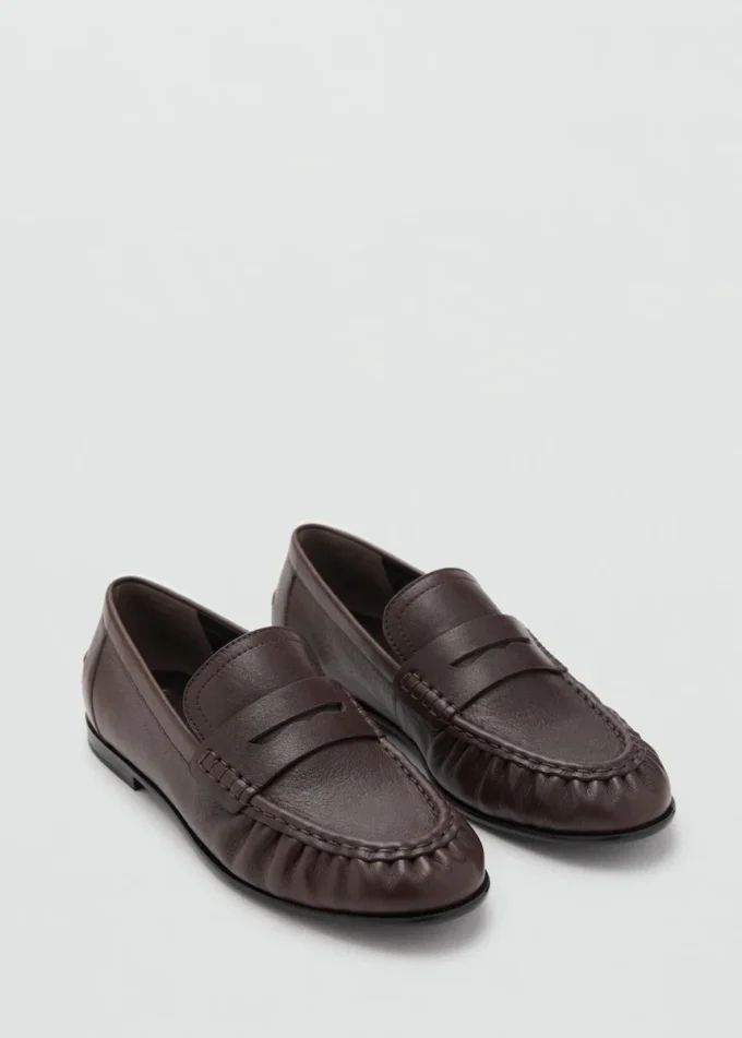 Mocassins en cuir