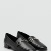 Mocassins en cuir à boucle