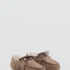 Mocassins en cuir shearling