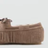 Mocassins en cuir shearling