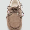 Mocassins en cuir shearling