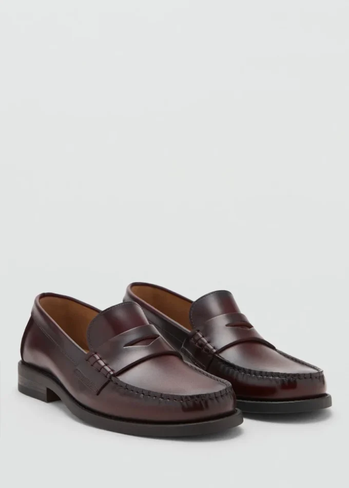 Mocassins en cuir vieilli Mocassins en cuir vieilli