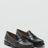 Mocassins en cuir vieilli Mocassins en cuir vieilli