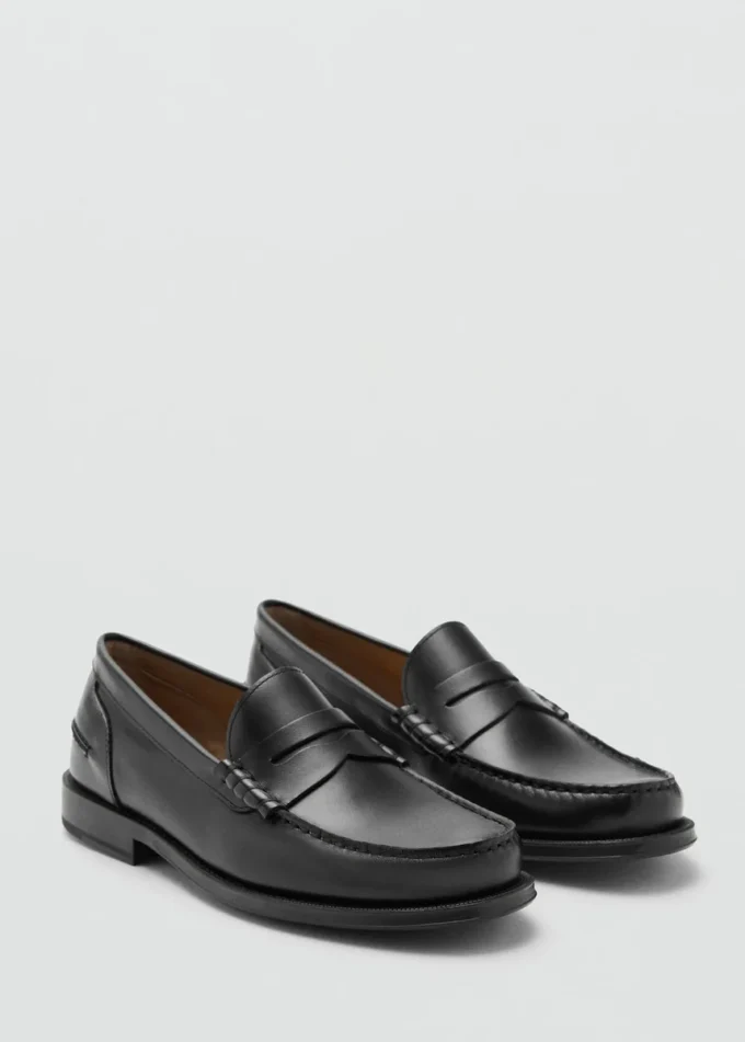 Mocassins en cuir vieilli Mocassins en cuir vieilli