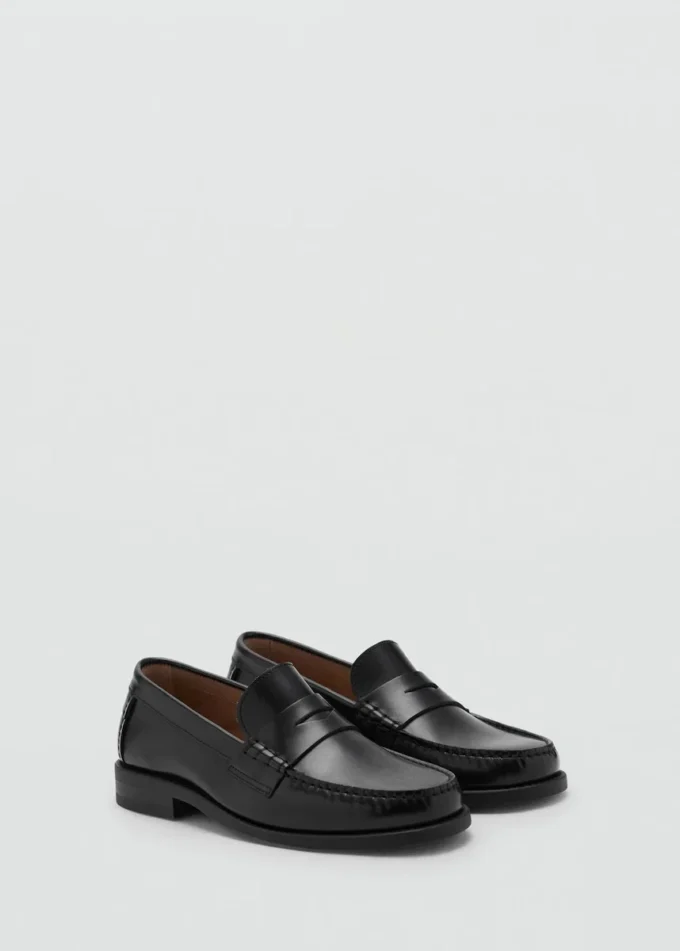 Mocassins en cuir vieilli Mocassins en cuir vieilli
