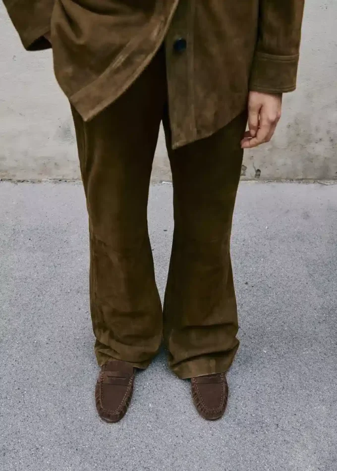 Mocassins en daim