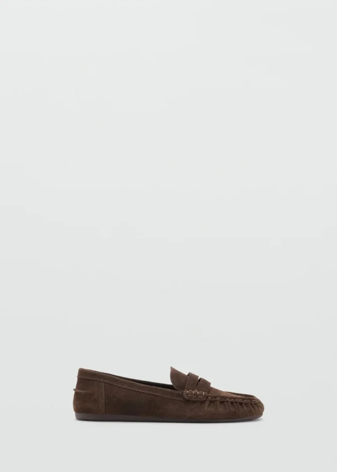 Mocassins en daim