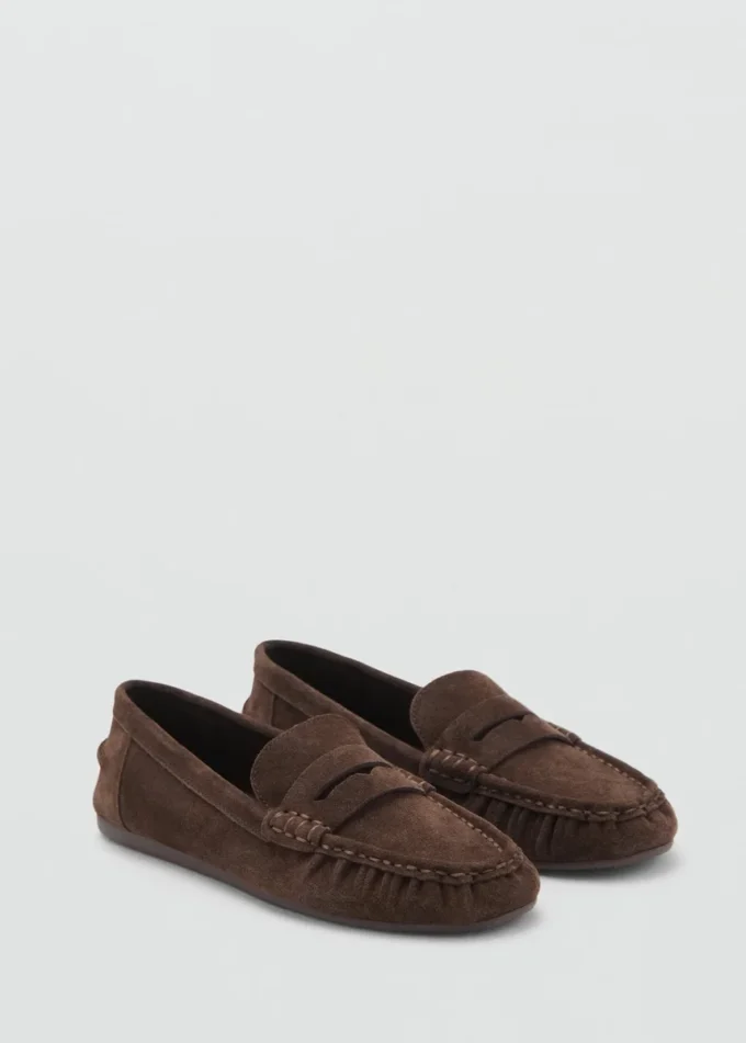 Mocassins en daim